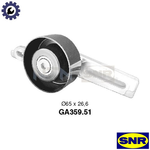Tensioner pulley vribbed belt - pulley,