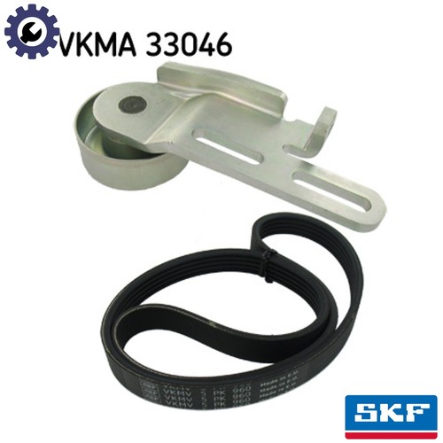 Vribbed belt set vkma - set,