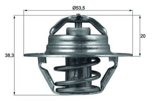 Engine thermostat mahle fits - engine,