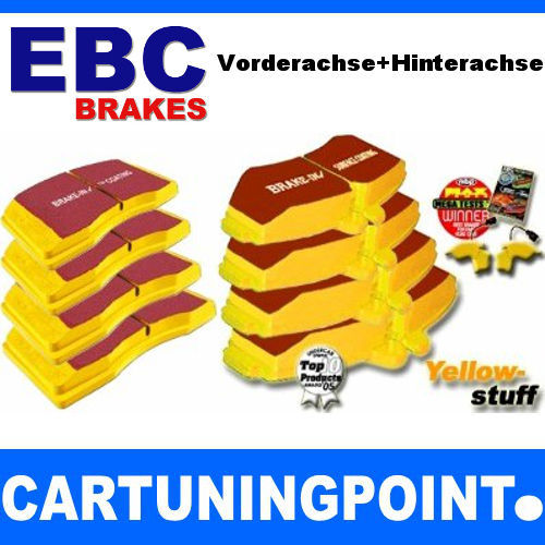 Ebc brake pads front and - pads, rear