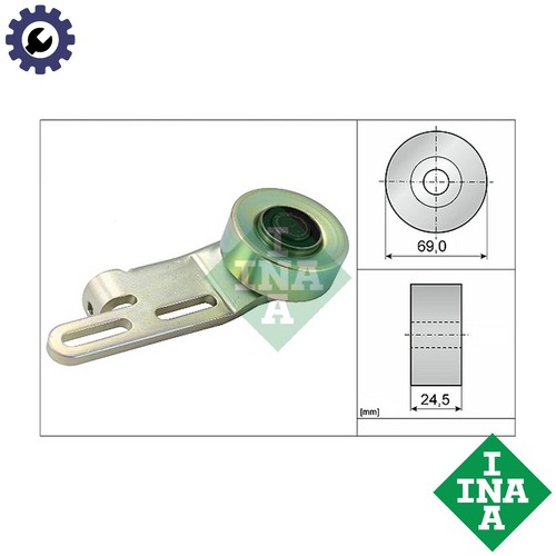 Tensioner pulley vribbed belt - tensioner,