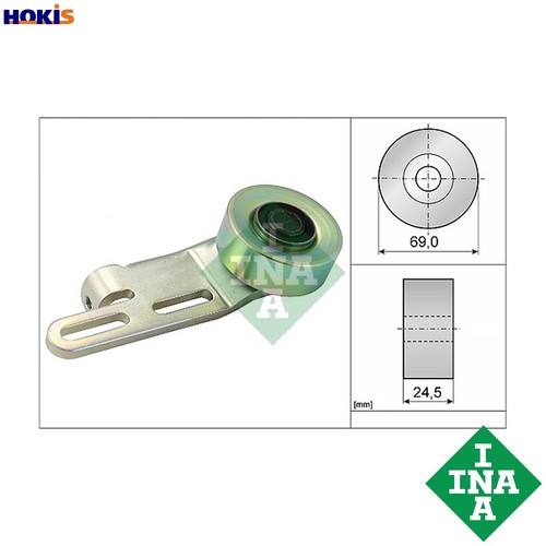 Tensioner pulley vribbed belt - tensioner,