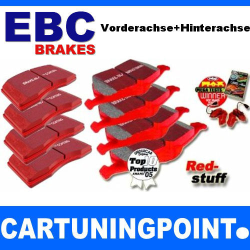 Ebc brake pads front rear - pads, +