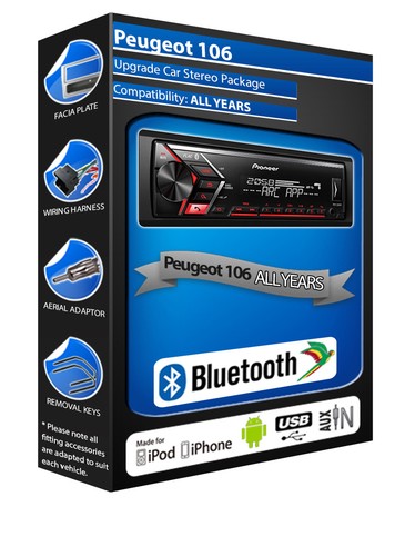 Peugeot 106 radio pioneer - 106,