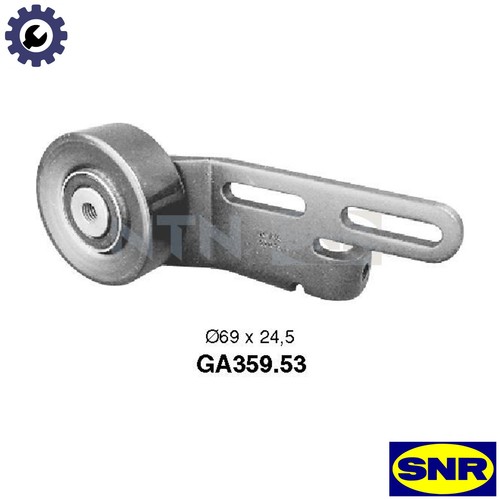 Tensioner pulley vribbed belt - pulley,