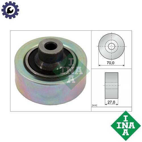 Deflectionguide pulley vribbed - deflectionguide,