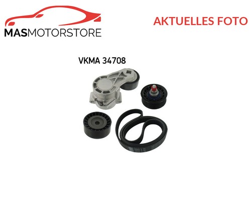 Ribbed belt kit - skf, vkma