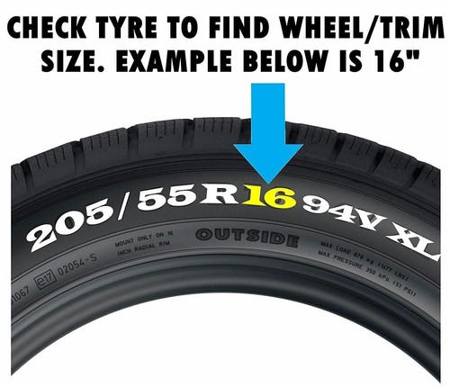 Wheel trims hub caps - caps, 14"