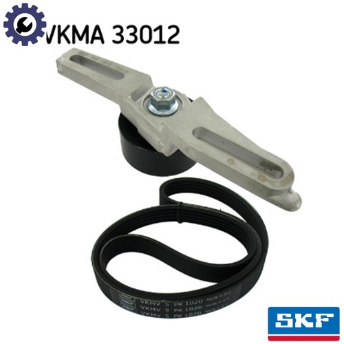 Vribbed belt set vkma - set,