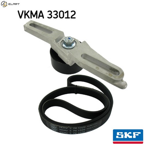Vribbed belt set - vribbed, 33012