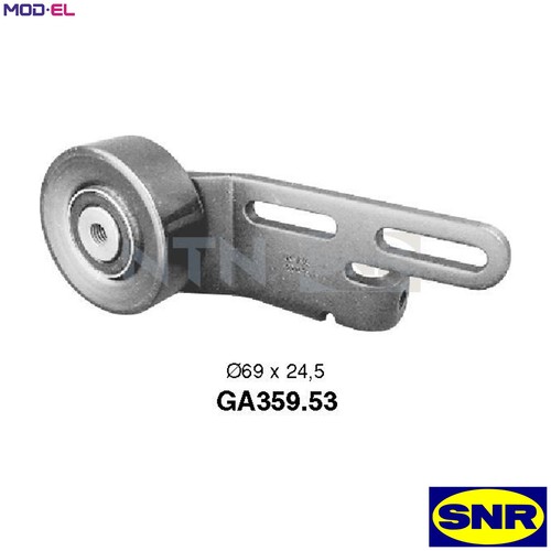 Tensioner pulley vribbed belt - tensioner,