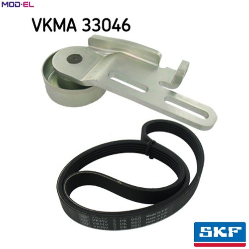 Vribbed belt set vkma 33046 - vkma,