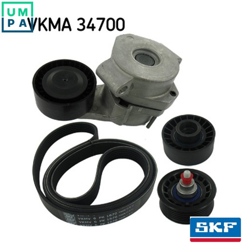 Vribbed belt set vkma - belt,