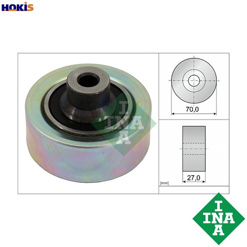 Deflectionguide pulley vribbed - pulley,