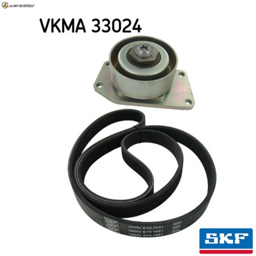 Ribbed belt kit vkma 33024 - v-ribbed,