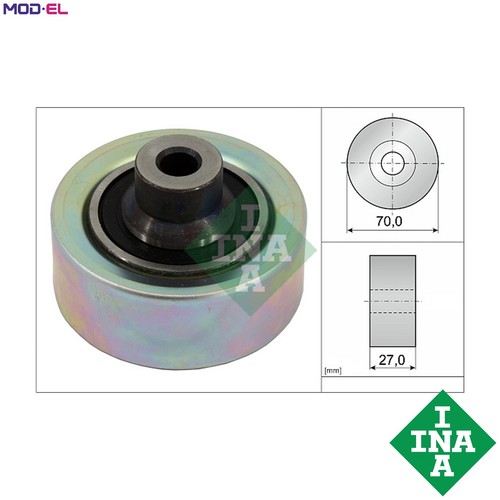 Deflectionguide pulley vribbed - deflectionguide,