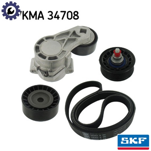 Vribbed belt set vkma 34708 - set,