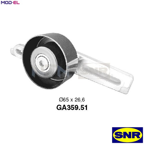 Tensioner pulley vribbed belt - vribbed,