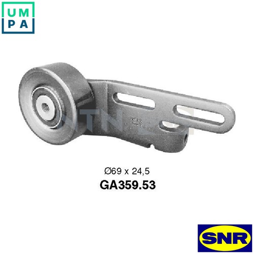 Tensioner pulley vribbed - tensioner, belt